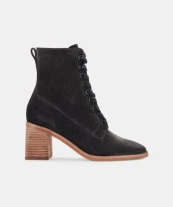IDEN BOOTIES ANTHRACITE SUEDE