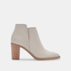 SPADE BOOTIES IVORY NUBUCK