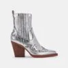 BEAUX BOOTS SILVER LEATHER