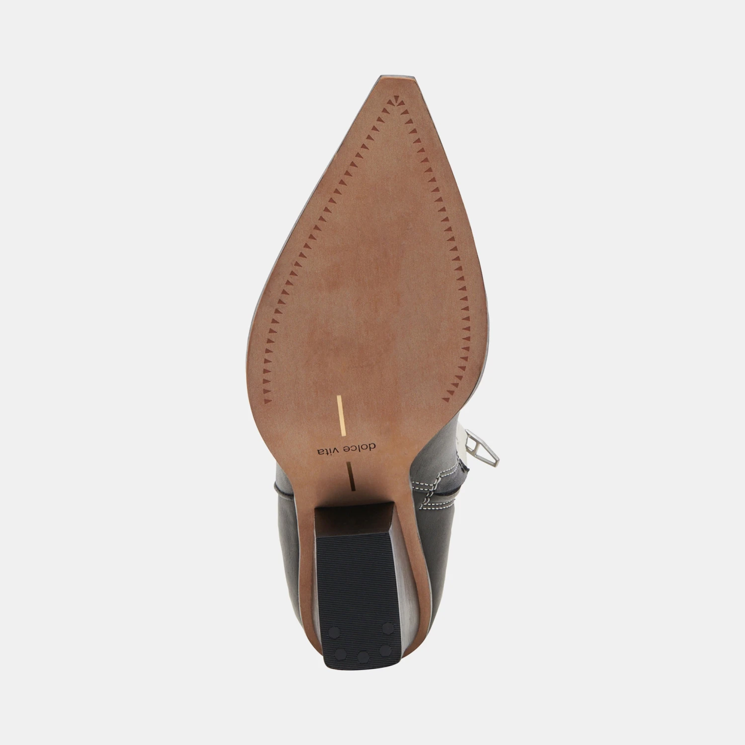 Dolce Vita BLANCH BOOTS BLACK WHITE LEATHER - Image 12