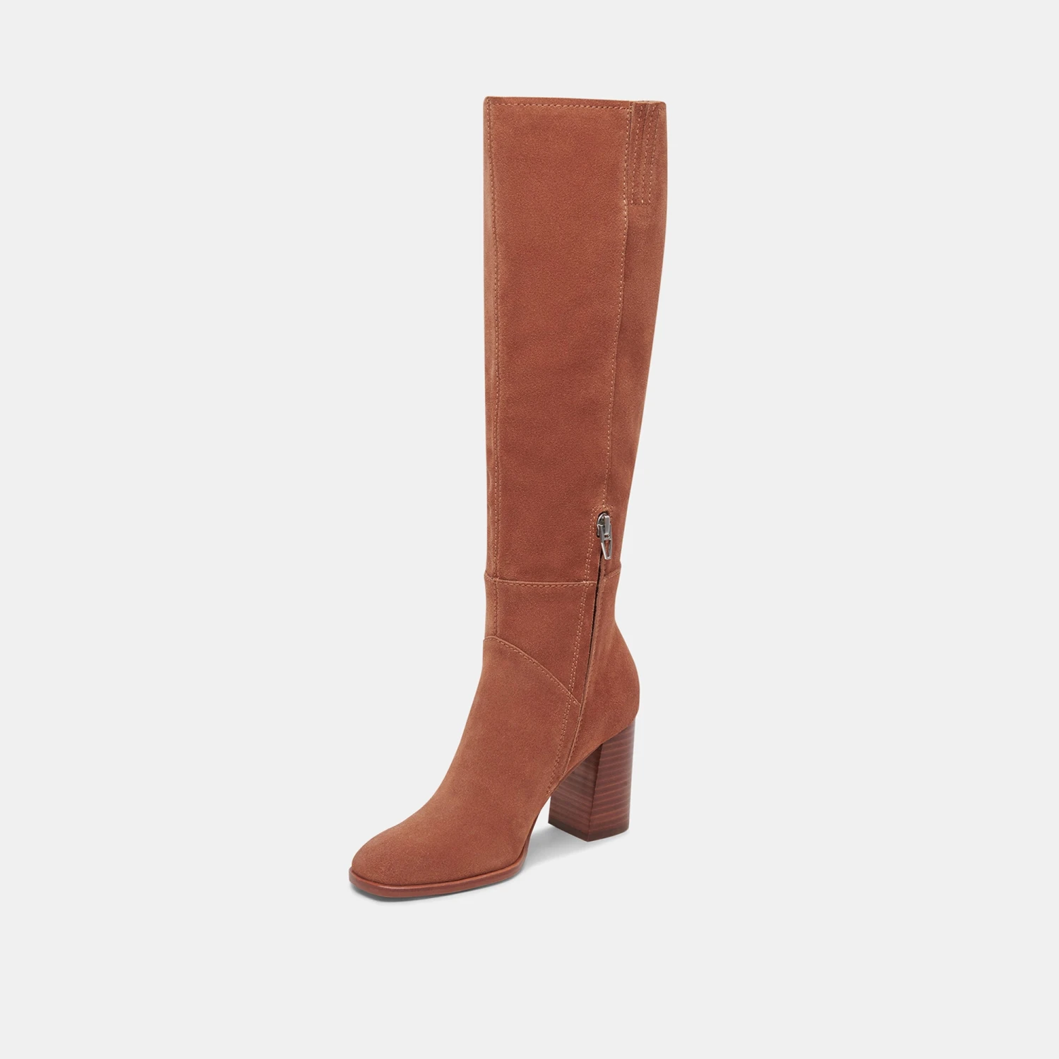 Dolce Vita FYNN WIDE CALF BOOTS DK BROWN SUEDE - Image 4