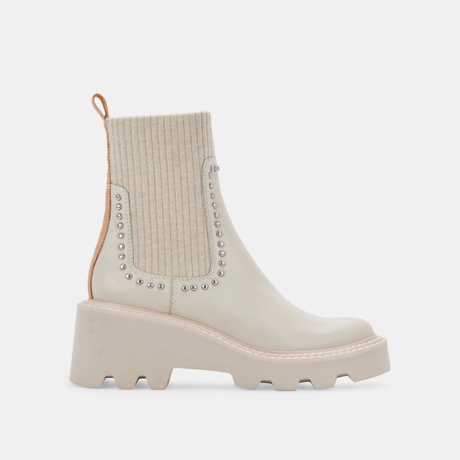 HOVEN STUD H2O BOOTS IVORY LEATHER