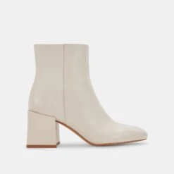 IMOGEN H2O BOOTIES IVORY LEATHER