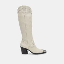 Dolce Vita KAMRYN BOOTS OFF WHITE LEATHER