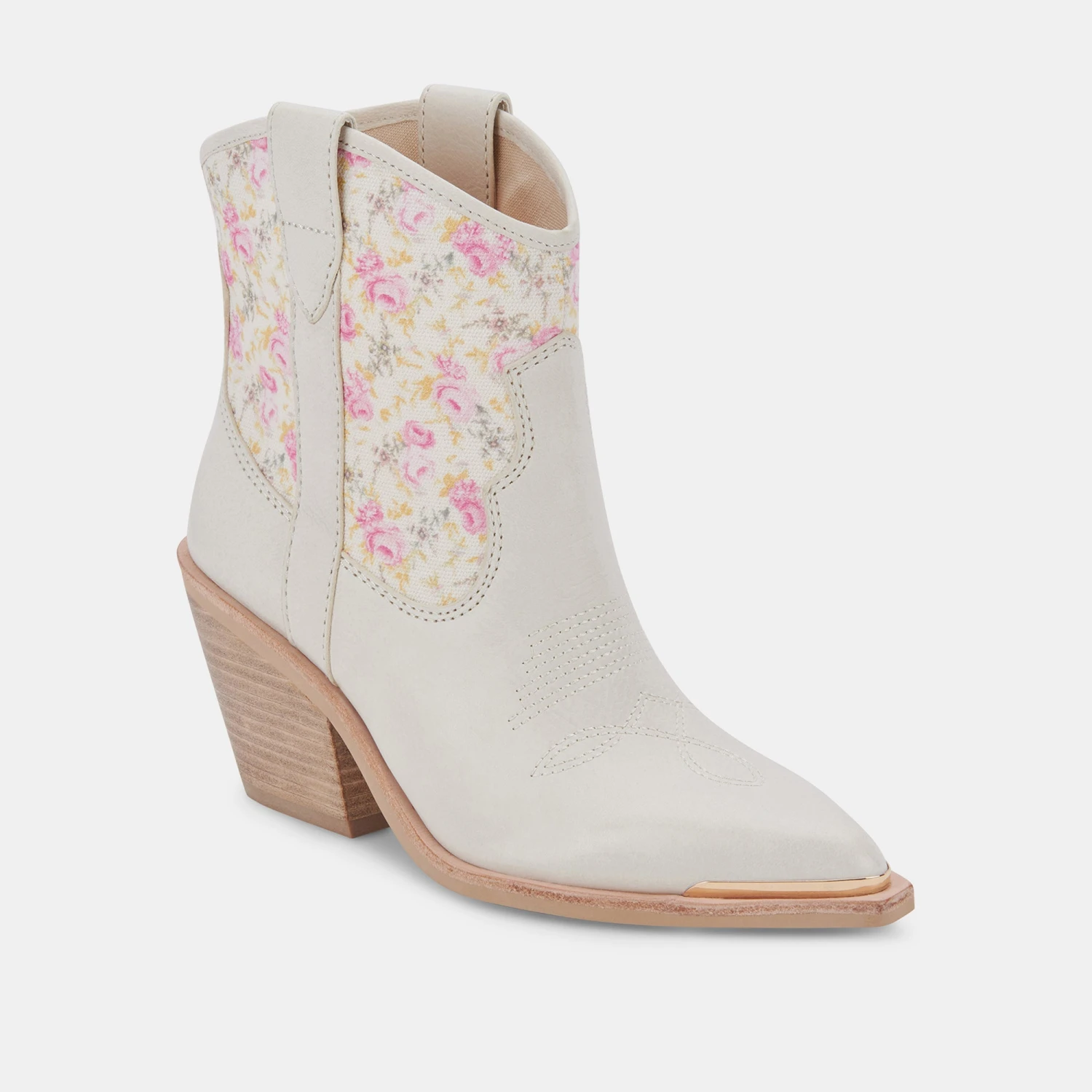 NASHE BOOTIES PINK FLORAL NUBUCK - Image 3