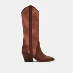 NAVENE BOOTS CHOCOLATE LEATHER