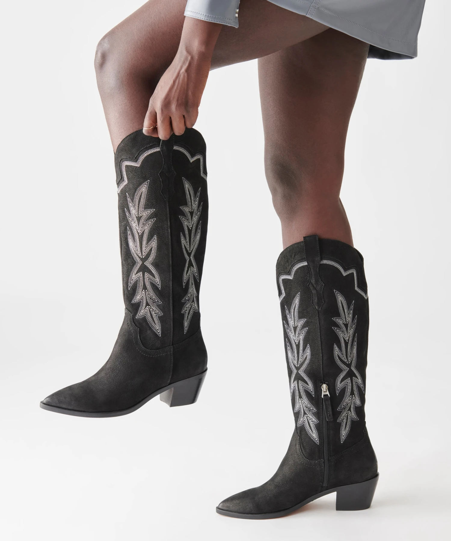 SHIREN BOOTS BLACK NUBUCK - Image 2