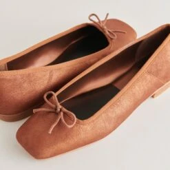Dolce Vita ANISA BALLET FLATS COPPER METALLIC SUEDE