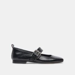Dolce Vita ARORA BALLET FLATS MIDNIGHT CRINKLE PATENT