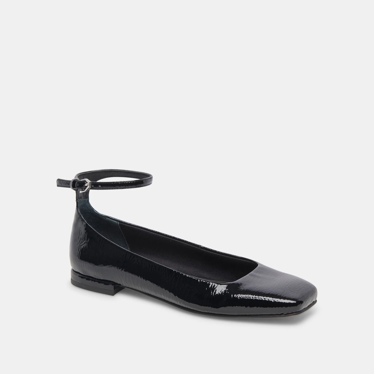 Dolce Vita ASHYA BALLET FLATS MIDNIGHT CRINKLE PATENT - Image 2