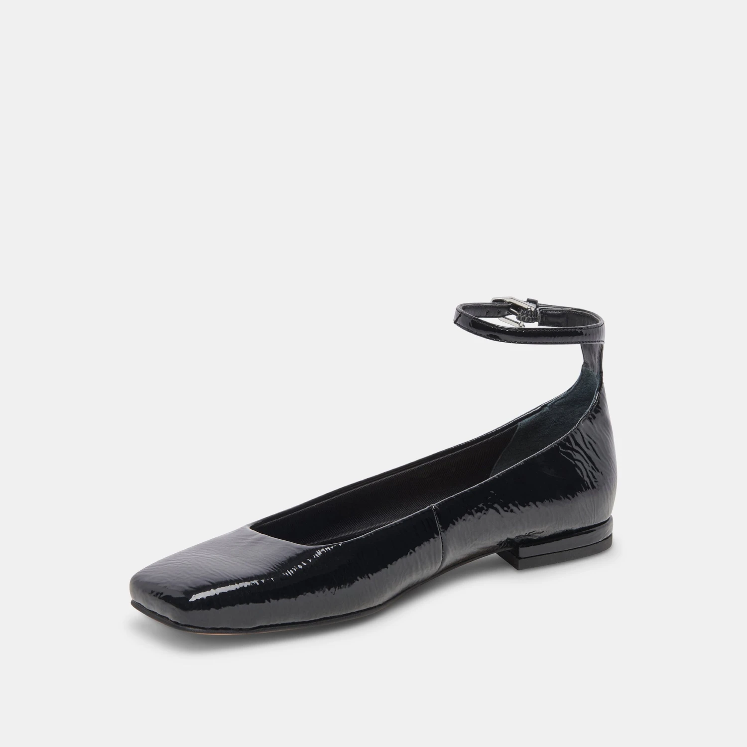 Dolce Vita ASHYA BALLET FLATS MIDNIGHT CRINKLE PATENT - Image 4