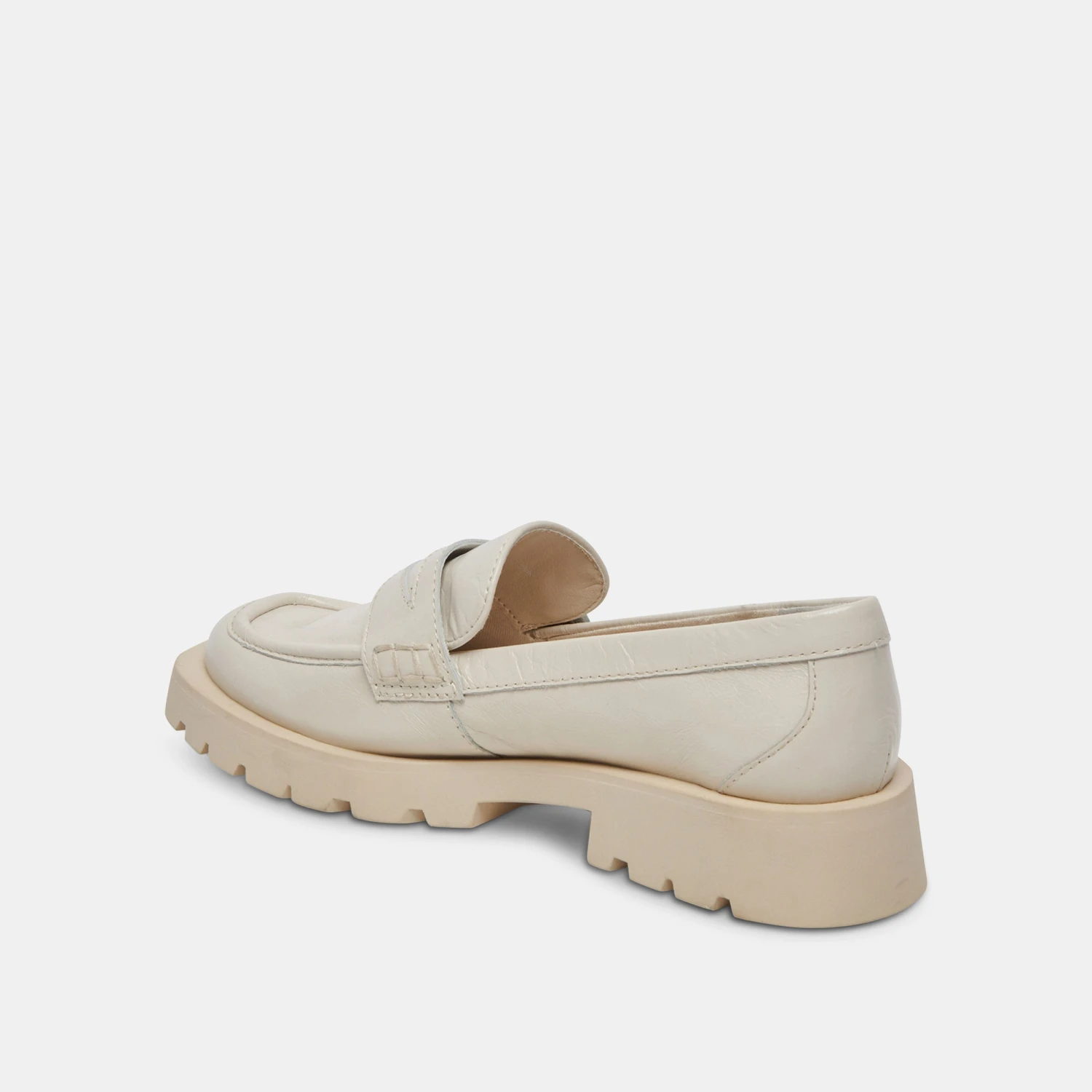 Dolce Vita ELIAS FLATS OFF WHITE CRINKLE PATENT - Image 5