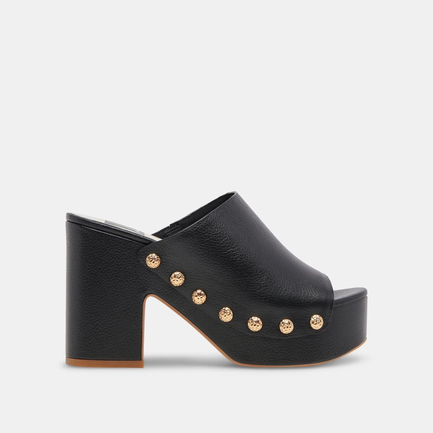 Dolce Vita EMOL HEELS BLACK LEATHER - Image 6