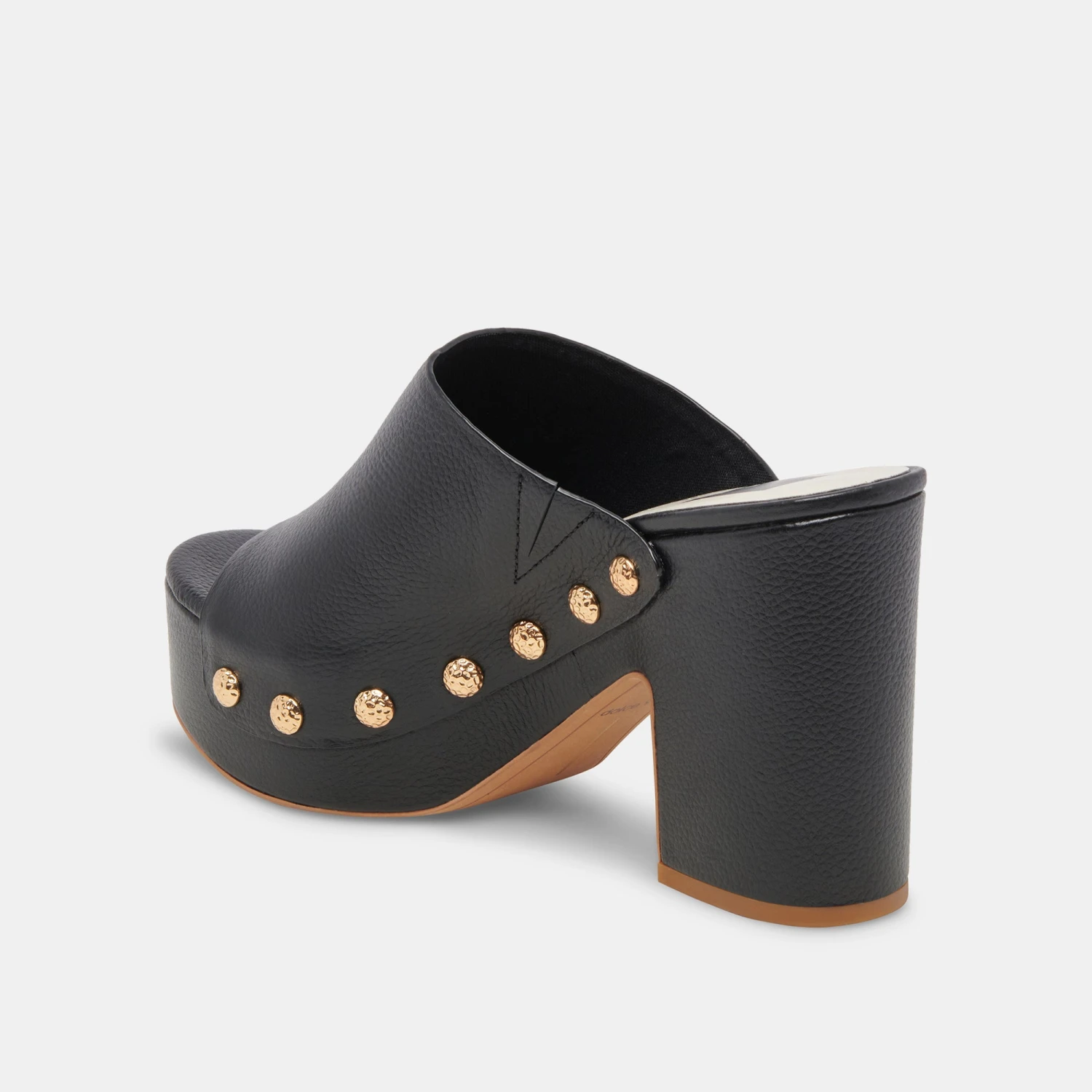 Dolce Vita EMOL HEELS BLACK LEATHER - Image 10