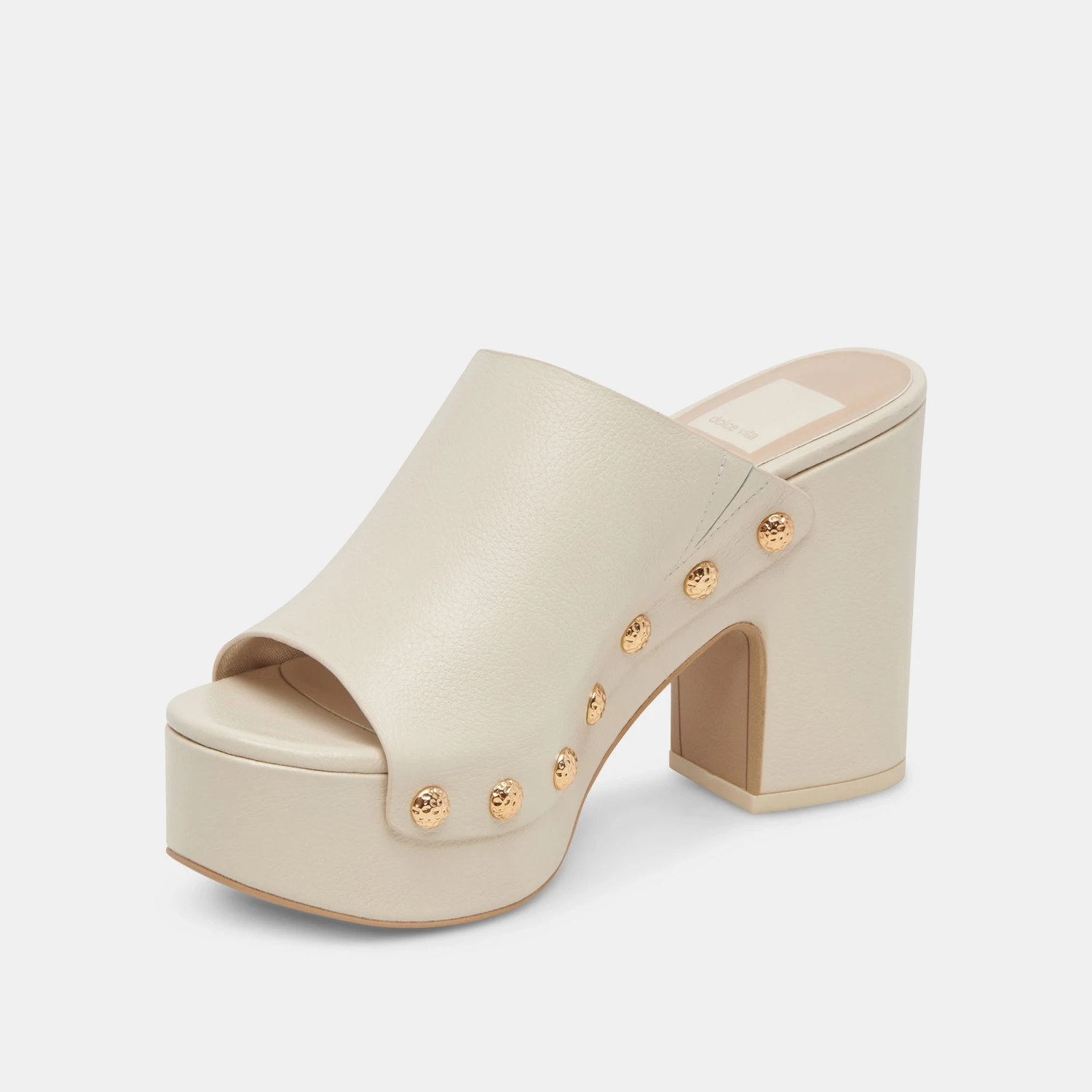 Dolce Vita EMOL HEELS OFF WHITE LEATHER - Image 8