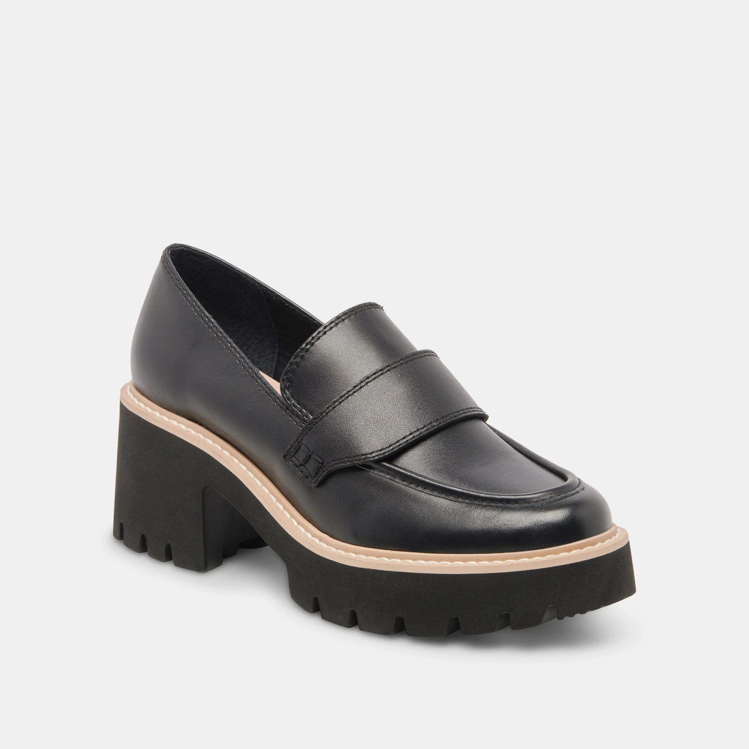 HALONA LOAFERS ONYX LEATHER - Image 3
