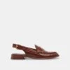 Dolce Vita HARDI LOAFERS BROWN CRINKLE PATENT