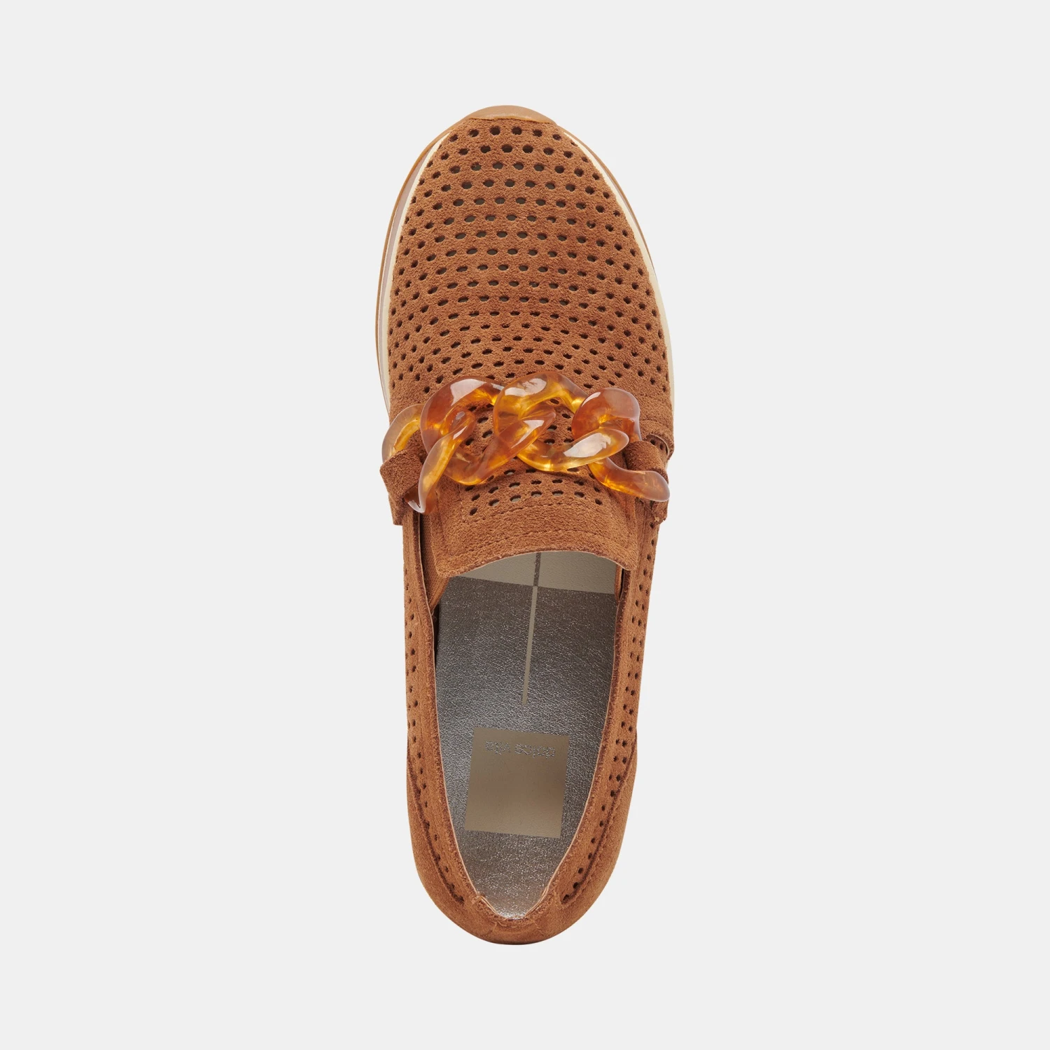 JHENEE PERFORATED SNEAKERS PECAN SUEDE - Image 8