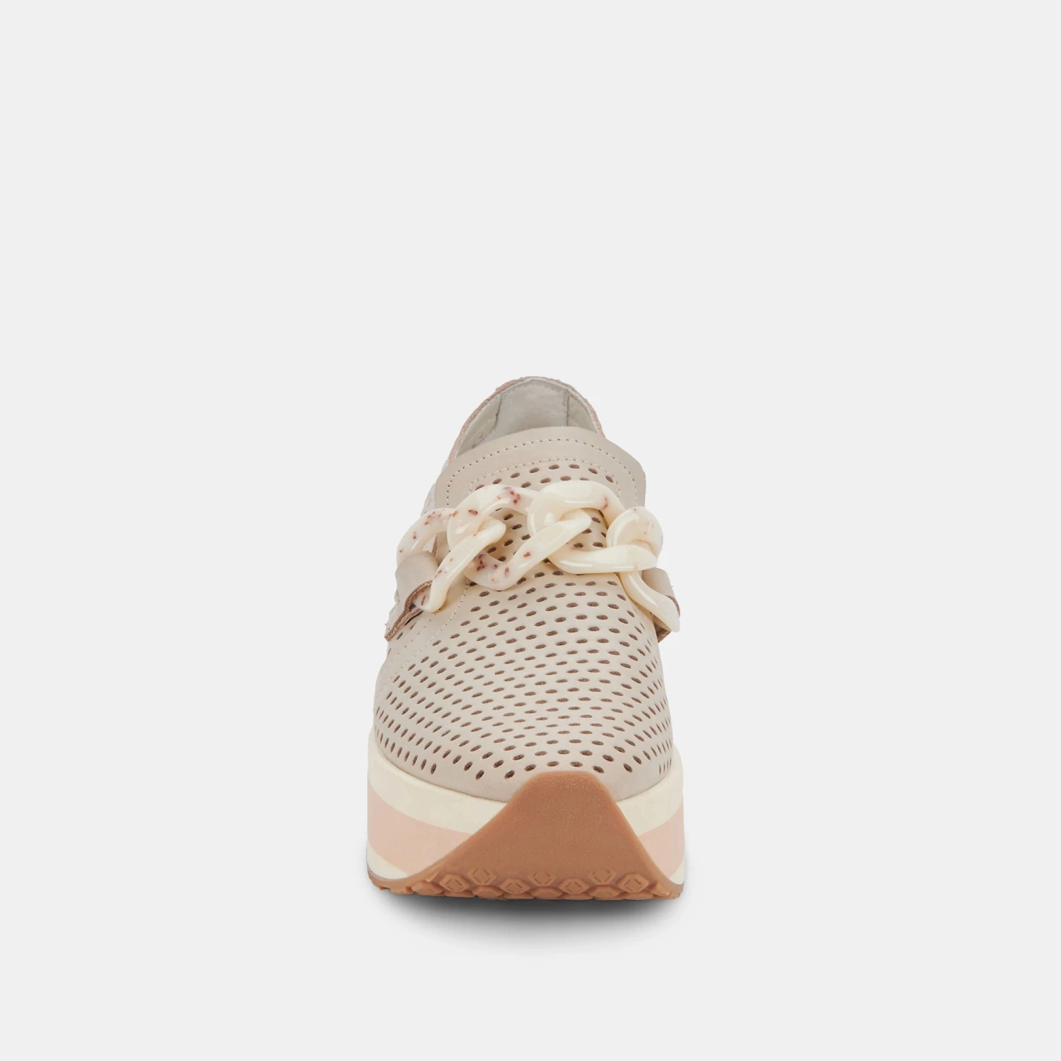 JHENEE PERFORATED SNEAKERS SAND NUBUCK - Image 12