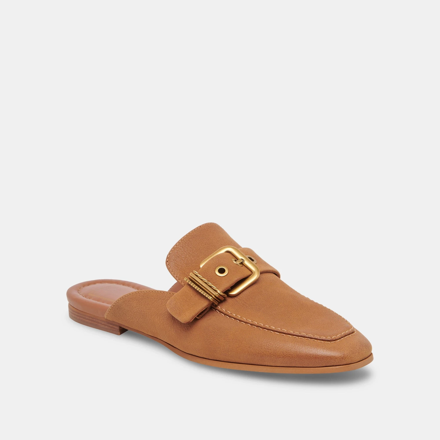 SANTEL FLATS BROWN LEATHER - Image 3