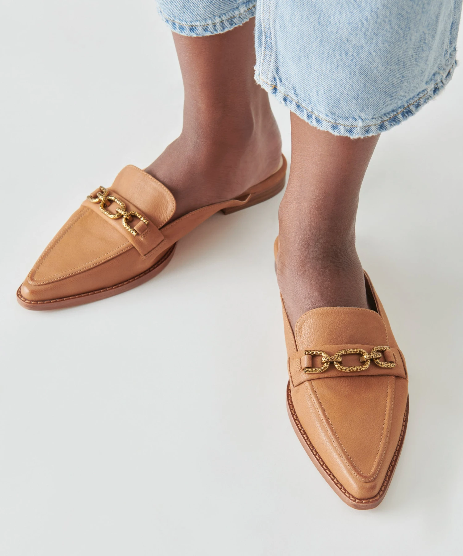 SIDON FLATS BROWN LEATHER - Image 7
