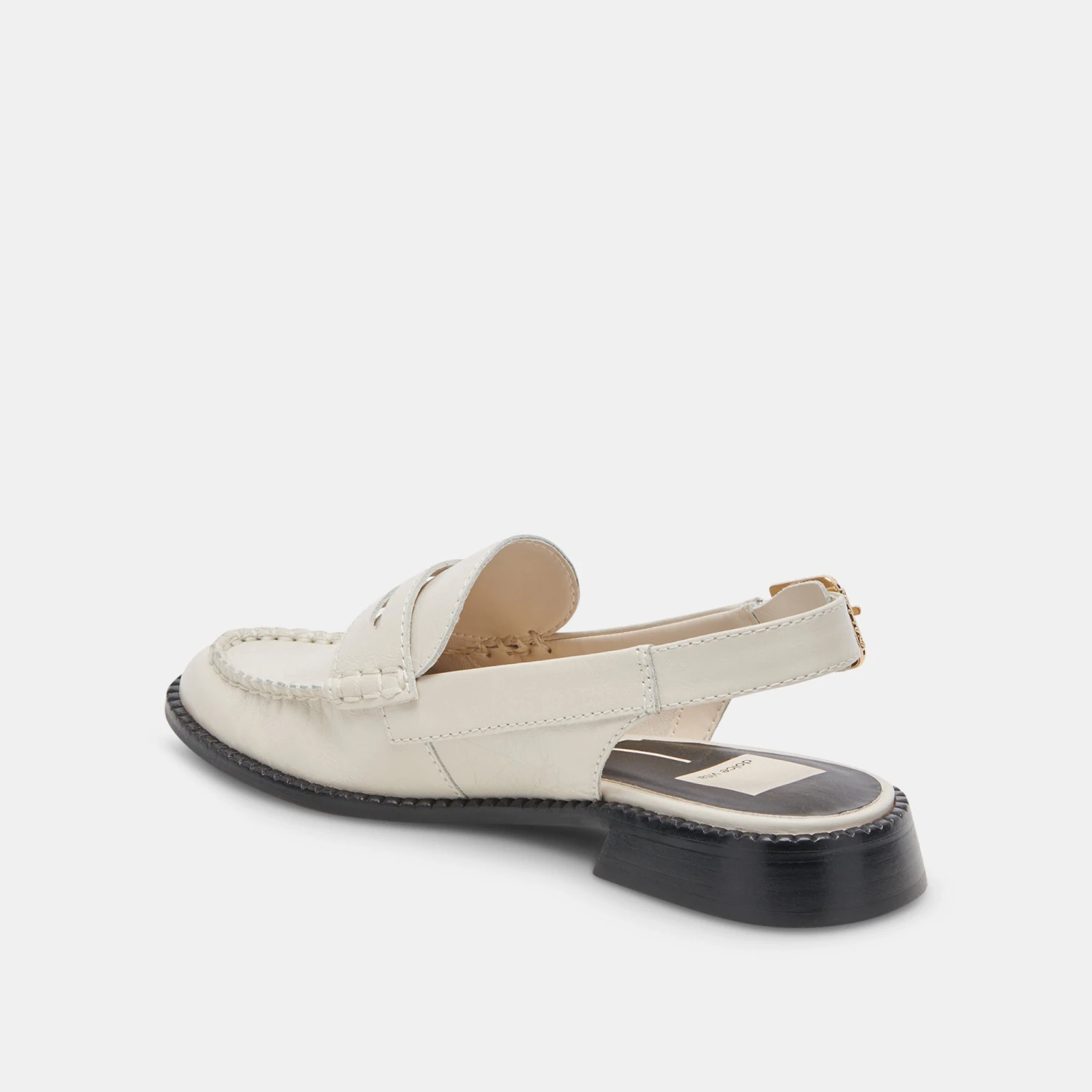 Dolce Vita HARDI LOAFERS IVORY CRINKLE PATENT - Image 5