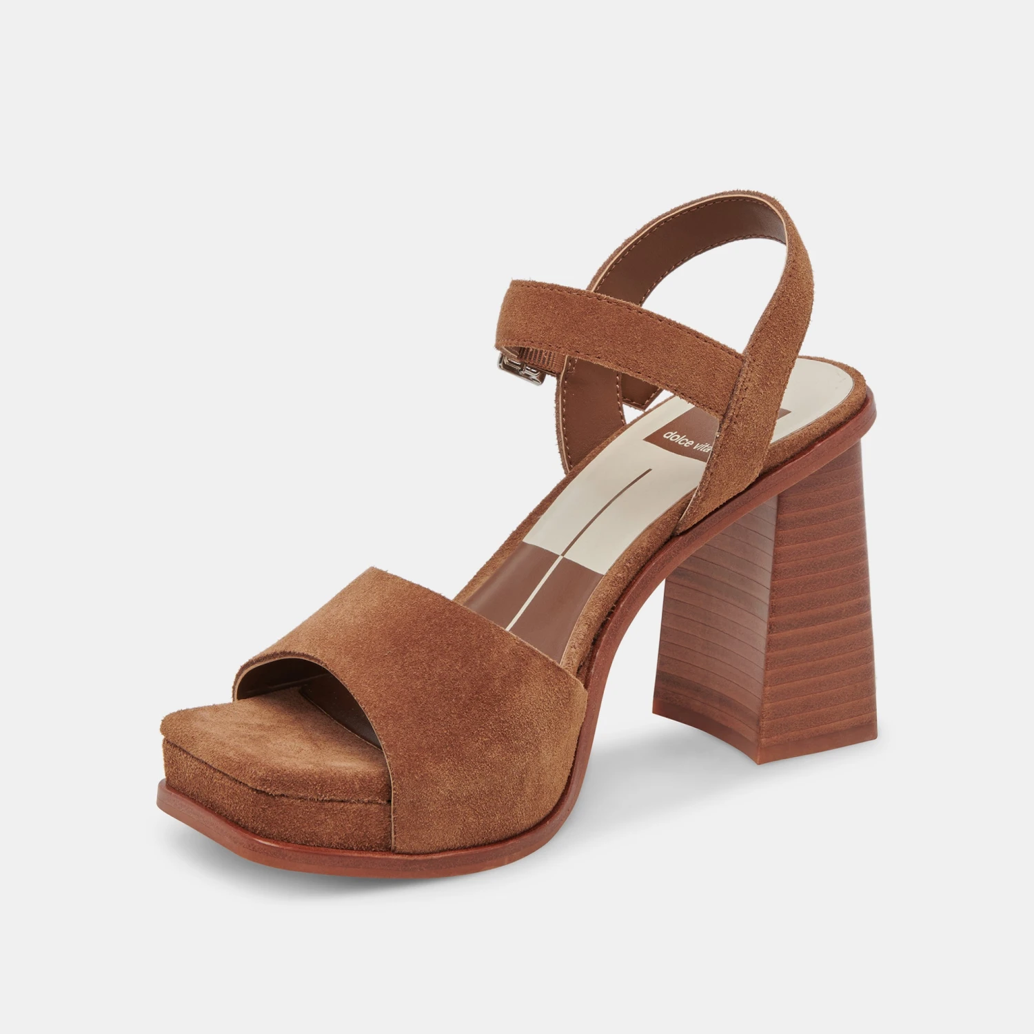 Dolce Vita AUBREY HEELS CHESTNUT SUEDE - Image 5