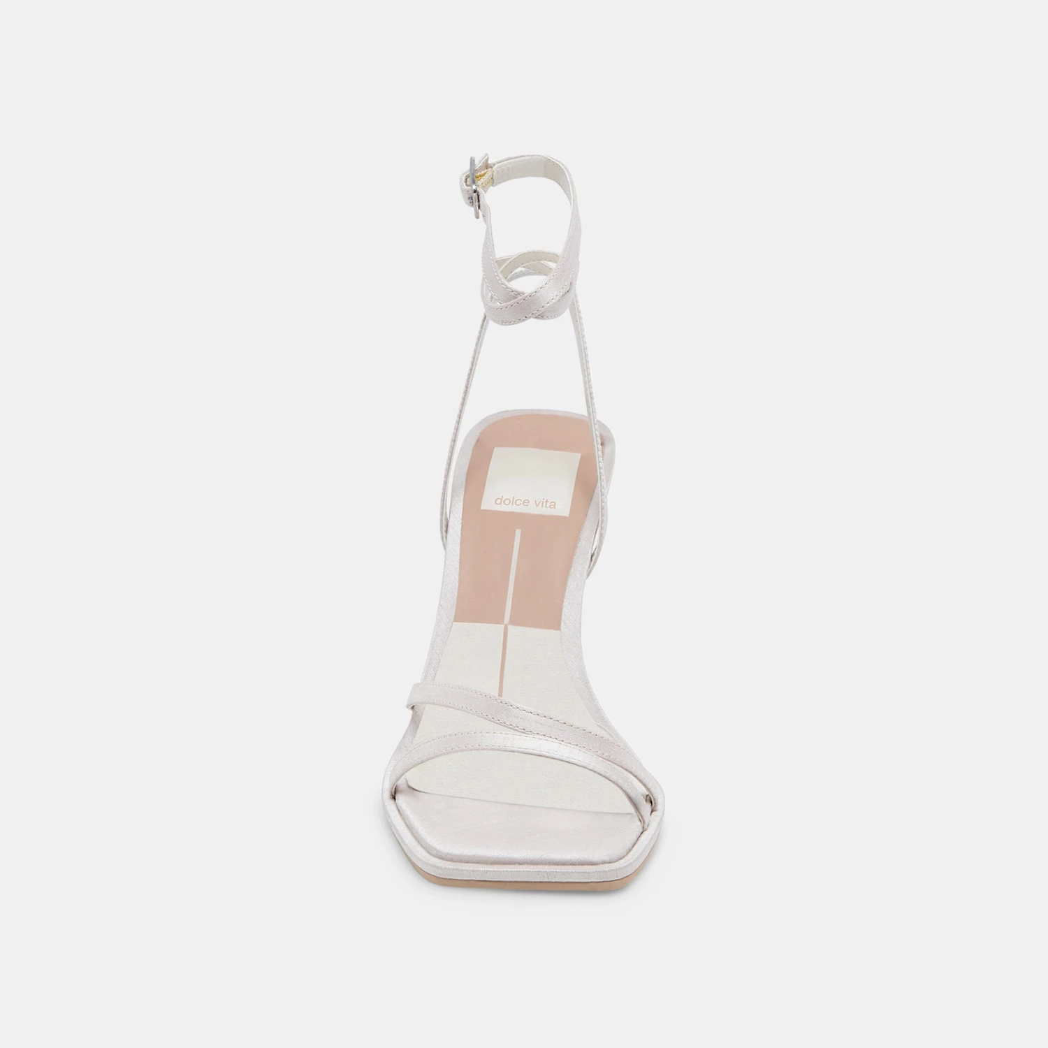 Dolce Vita DISERE HEELS OFF WHITE SATIN - Image 8