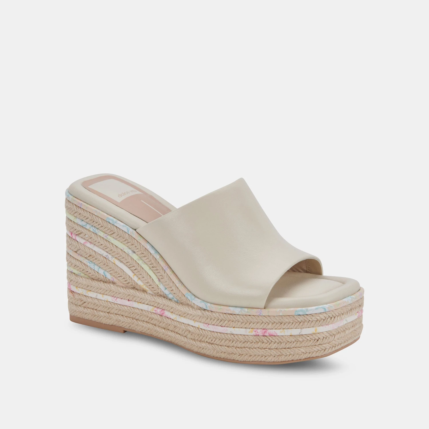 ELARIA WEDGES IVORY LEATHER - Image 3