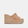 ELARIA WEDGES NATURAL CORK