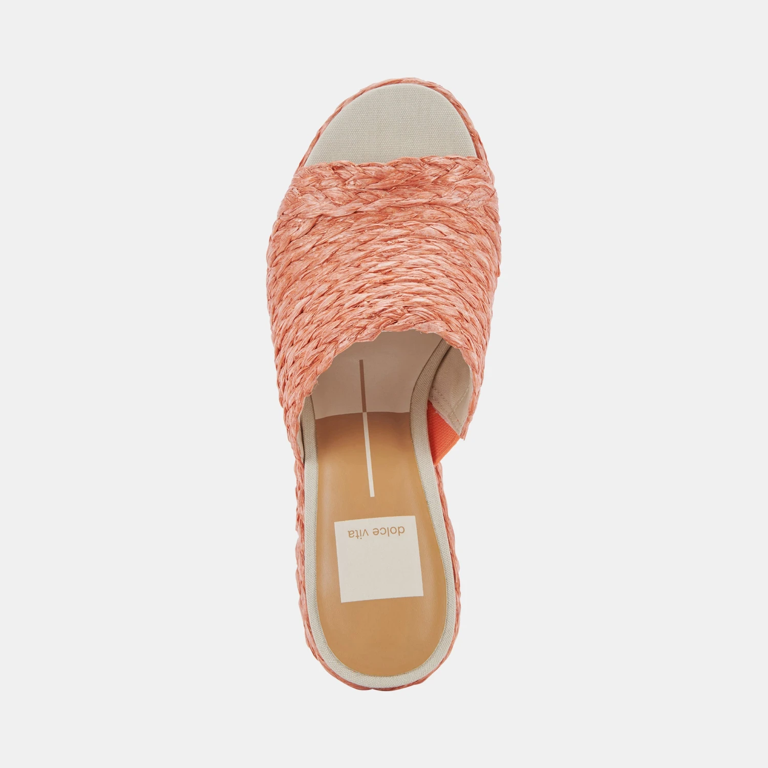 ELORA HEELS ORANGE RAFFIA - Image 14