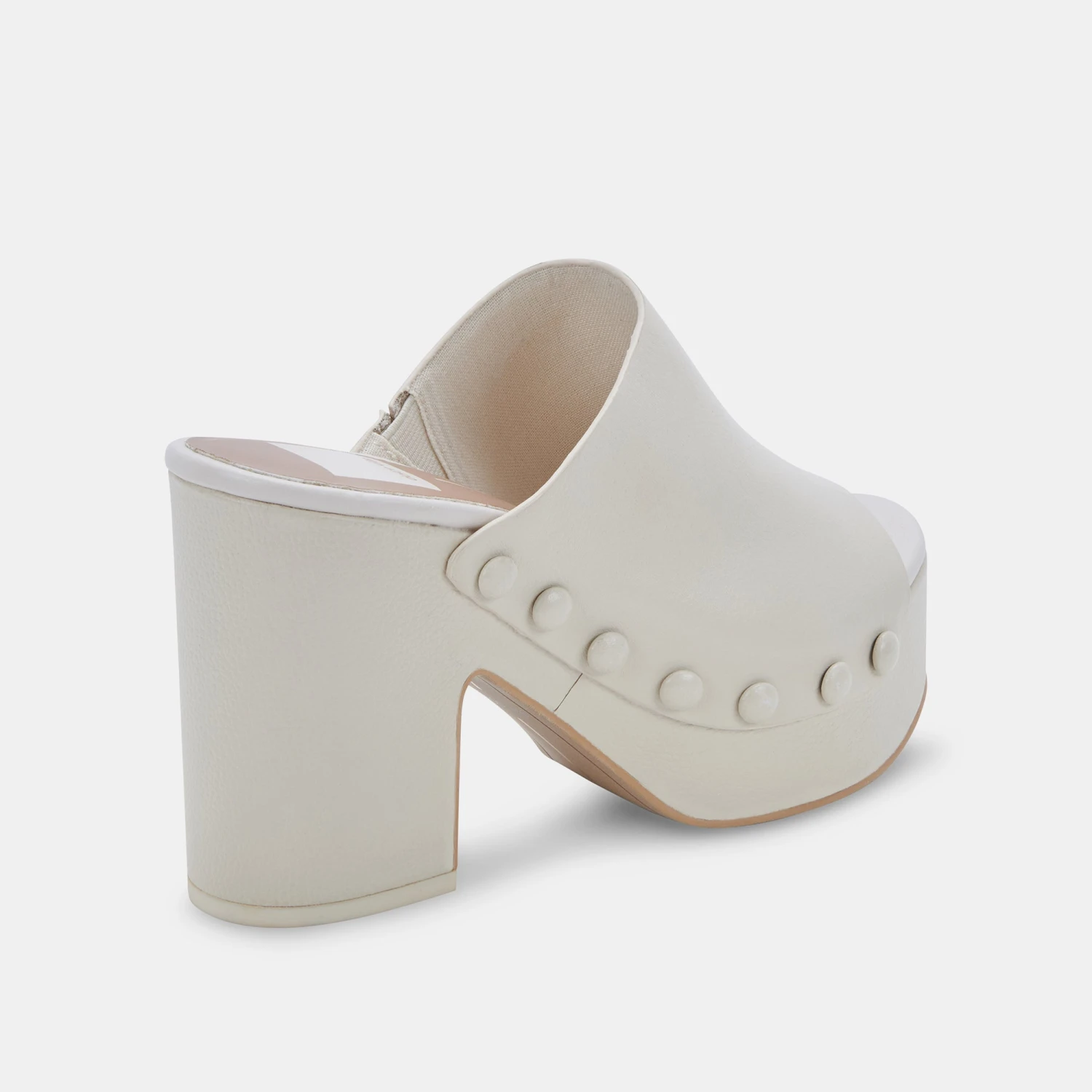 EMOL HEELS IVORY LEATHER - Image 3