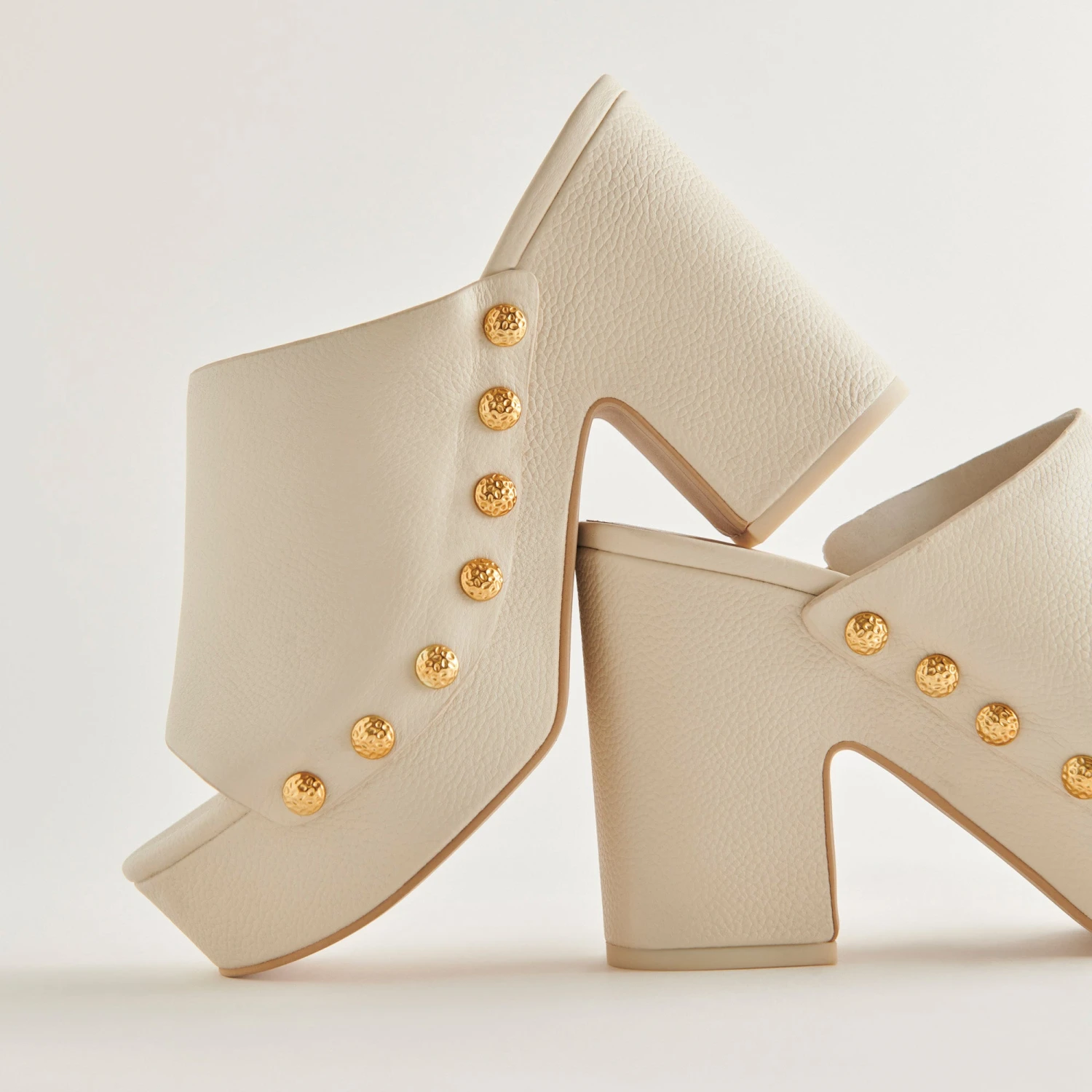 Dolce Vita EMOL HEELS OFF WHITE LEATHER - Image 2