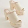 Dolce Vita EMOL HEELS OFF WHITE LEATHER