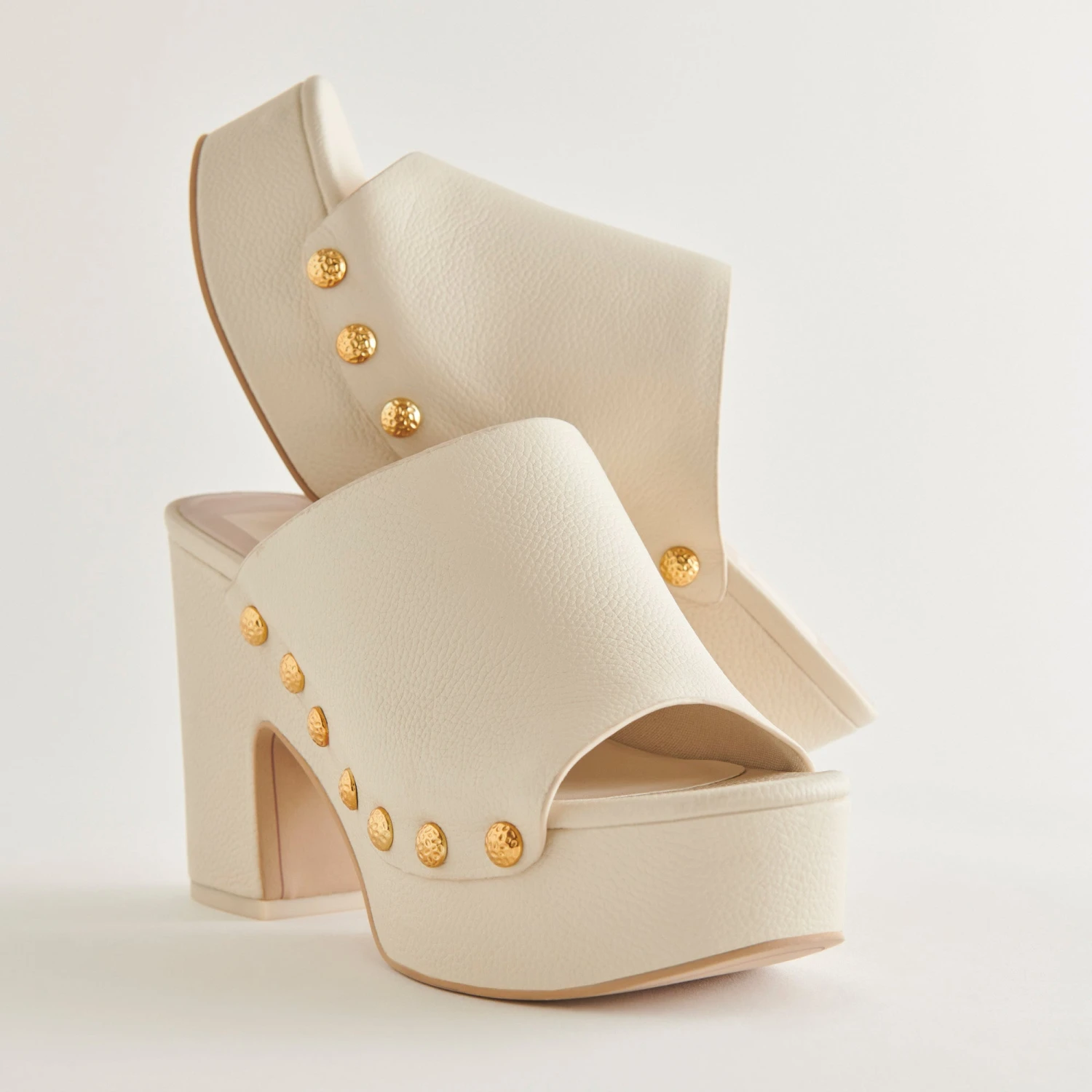 Dolce Vita EMOL HEELS OFF WHITE LEATHER - Image 4