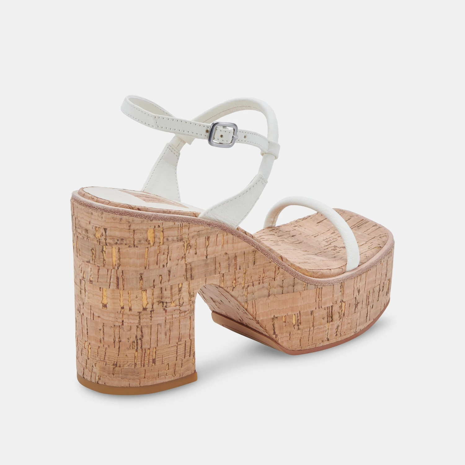 JODIE HEELS WHITE NUBUCK - Image 3