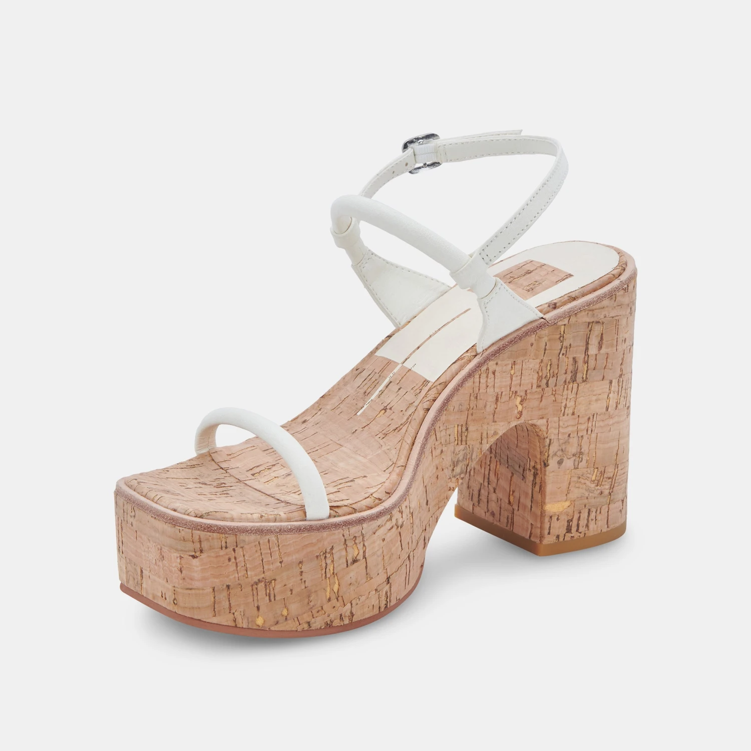 JODIE HEELS WHITE NUBUCK - Image 4