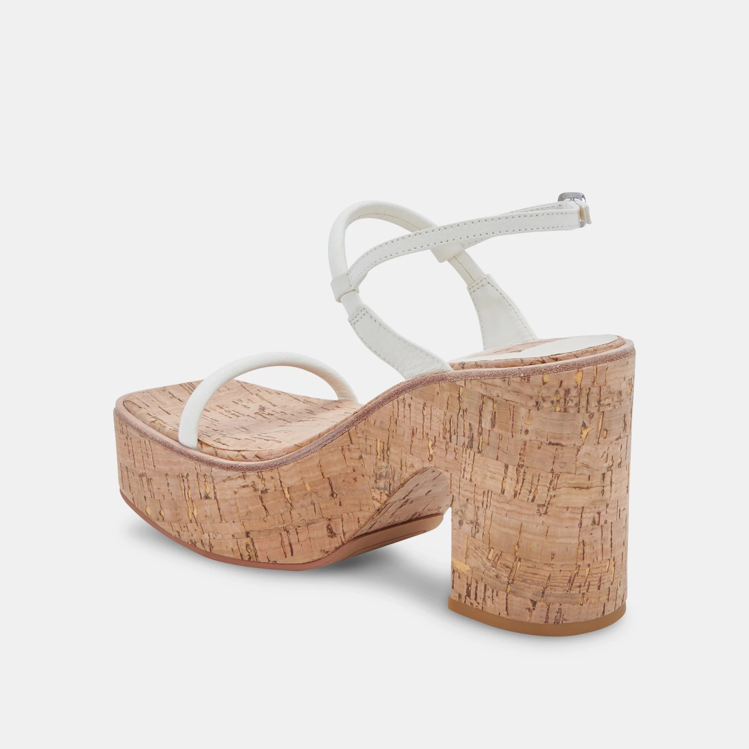 JODIE HEELS WHITE NUBUCK - Image 5