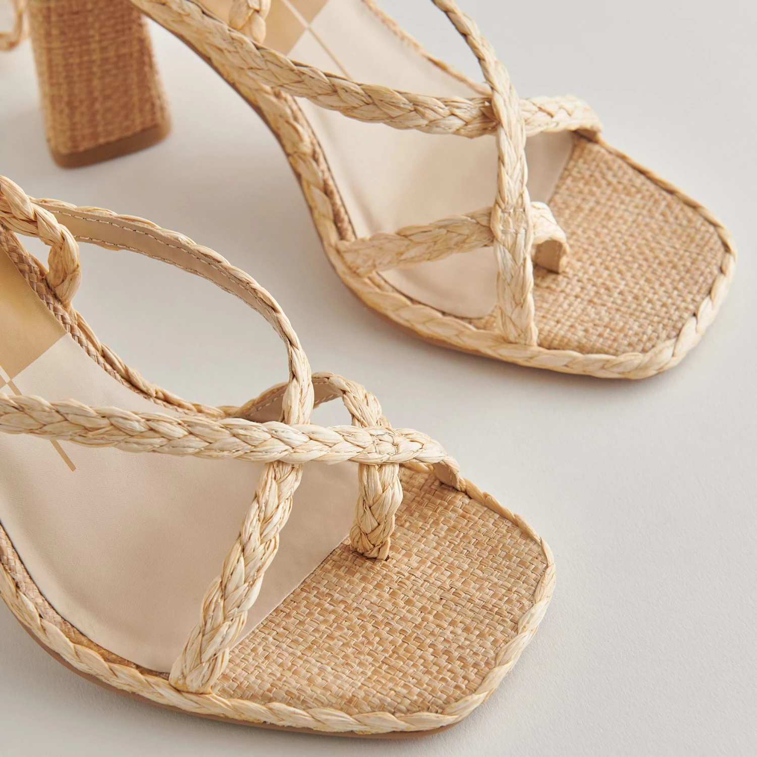 JOELLE HEELS LT NATURAL RAFFIA - Image 2