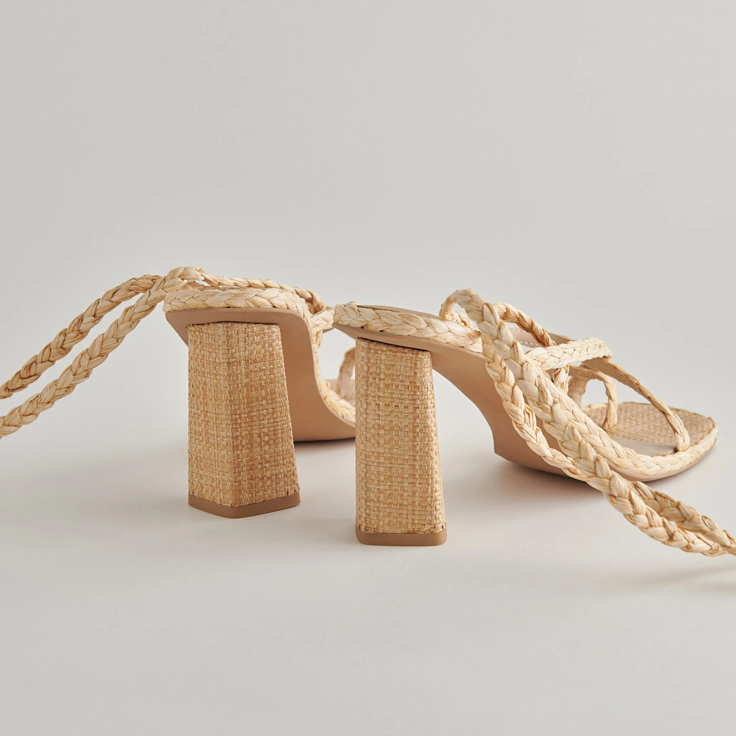 JOELLE HEELS LT NATURAL RAFFIA - Image 5