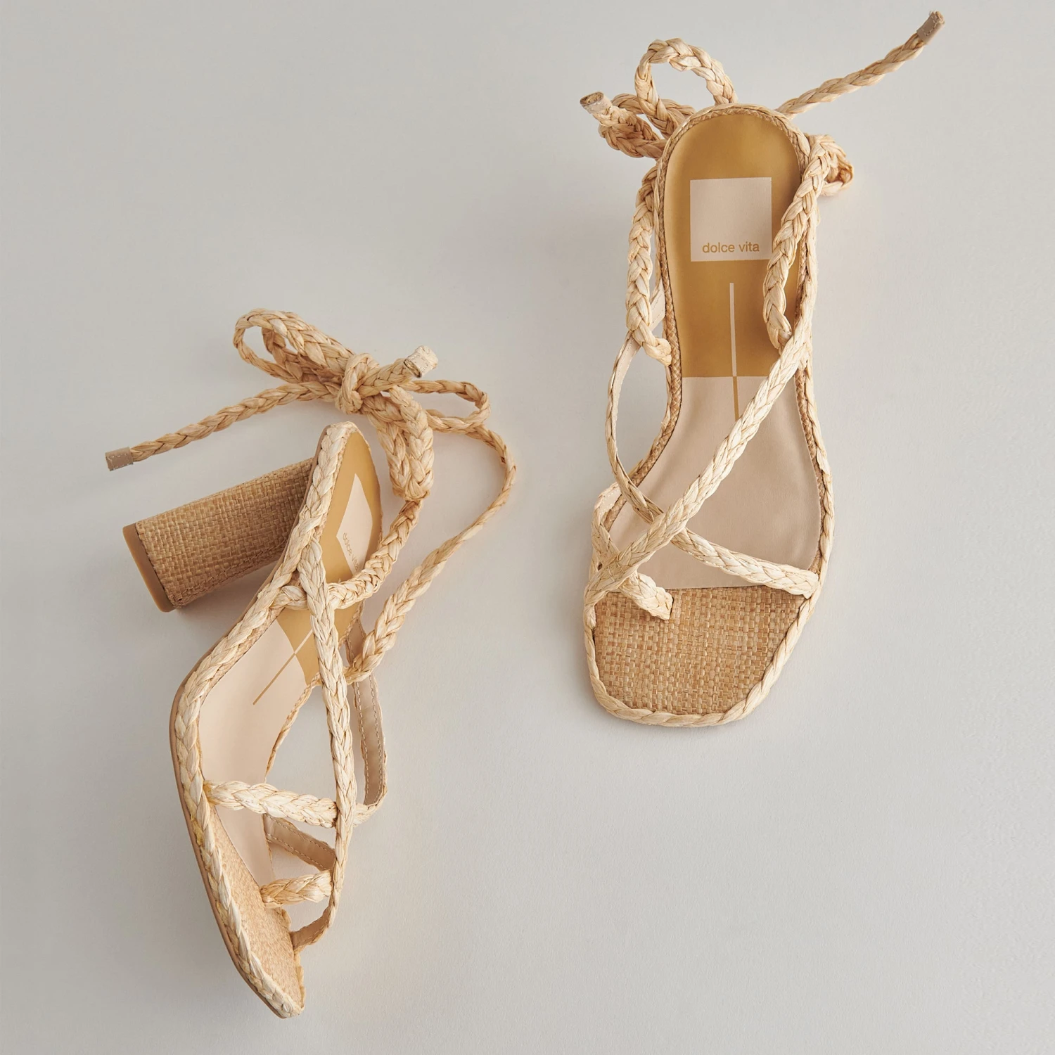 JOELLE HEELS LT NATURAL RAFFIA - Image 3