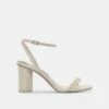 NORY HEELS VANILLA PEARLS