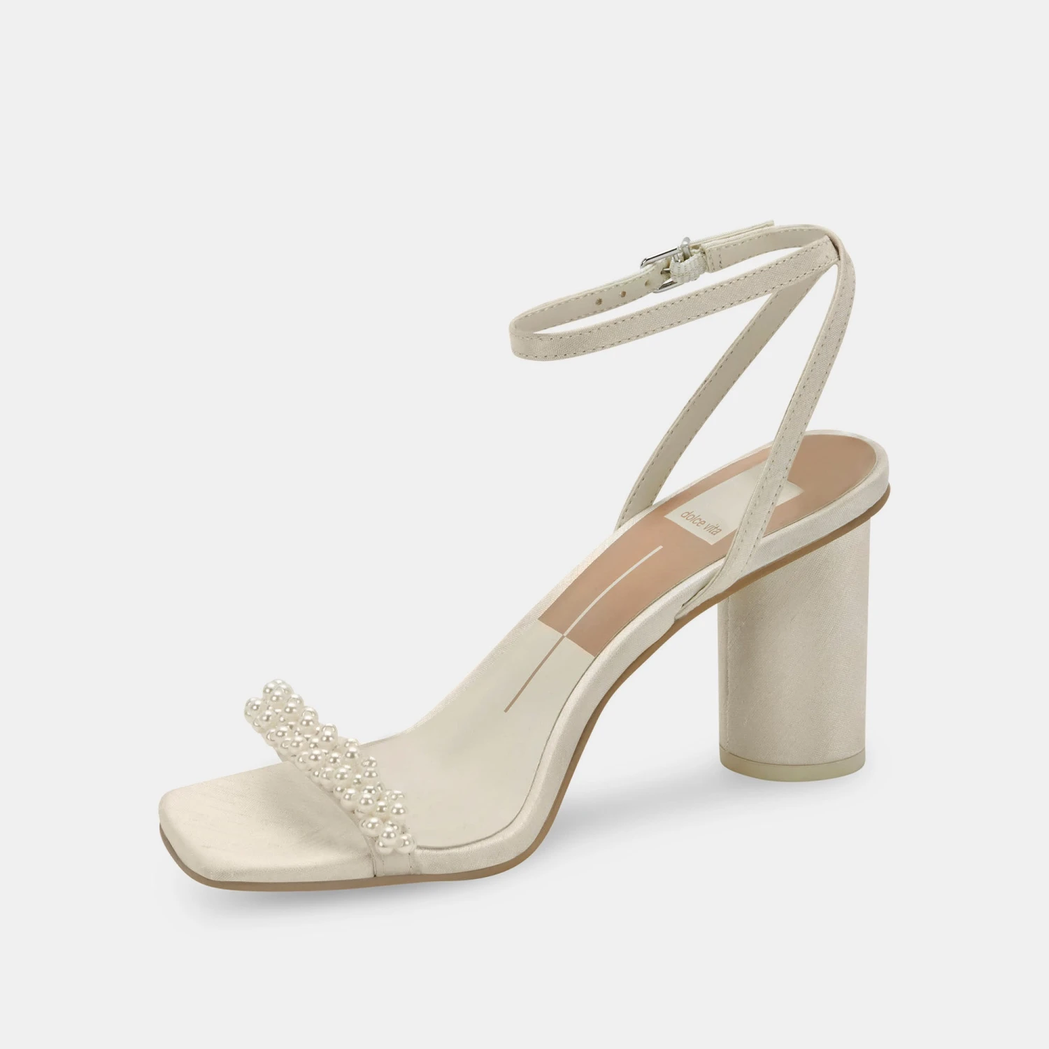Dolce Vita NORY WIDE HEELS VANILLA PEARLS - Image 8