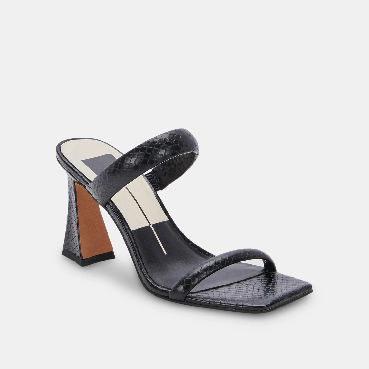 NOVAH HEELS BLACK EMBOSSED STELLA - Image 2