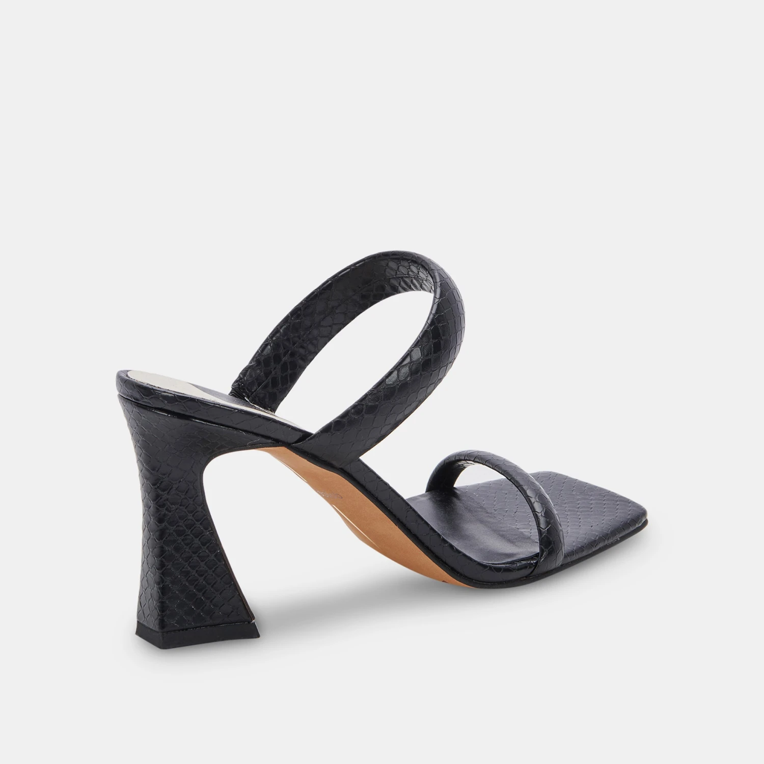 NOVAH HEELS BLACK EMBOSSED STELLA - Image 4