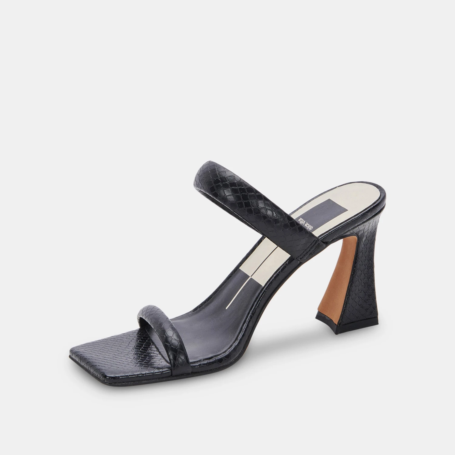 NOVAH HEELS BLACK EMBOSSED STELLA - Image 6