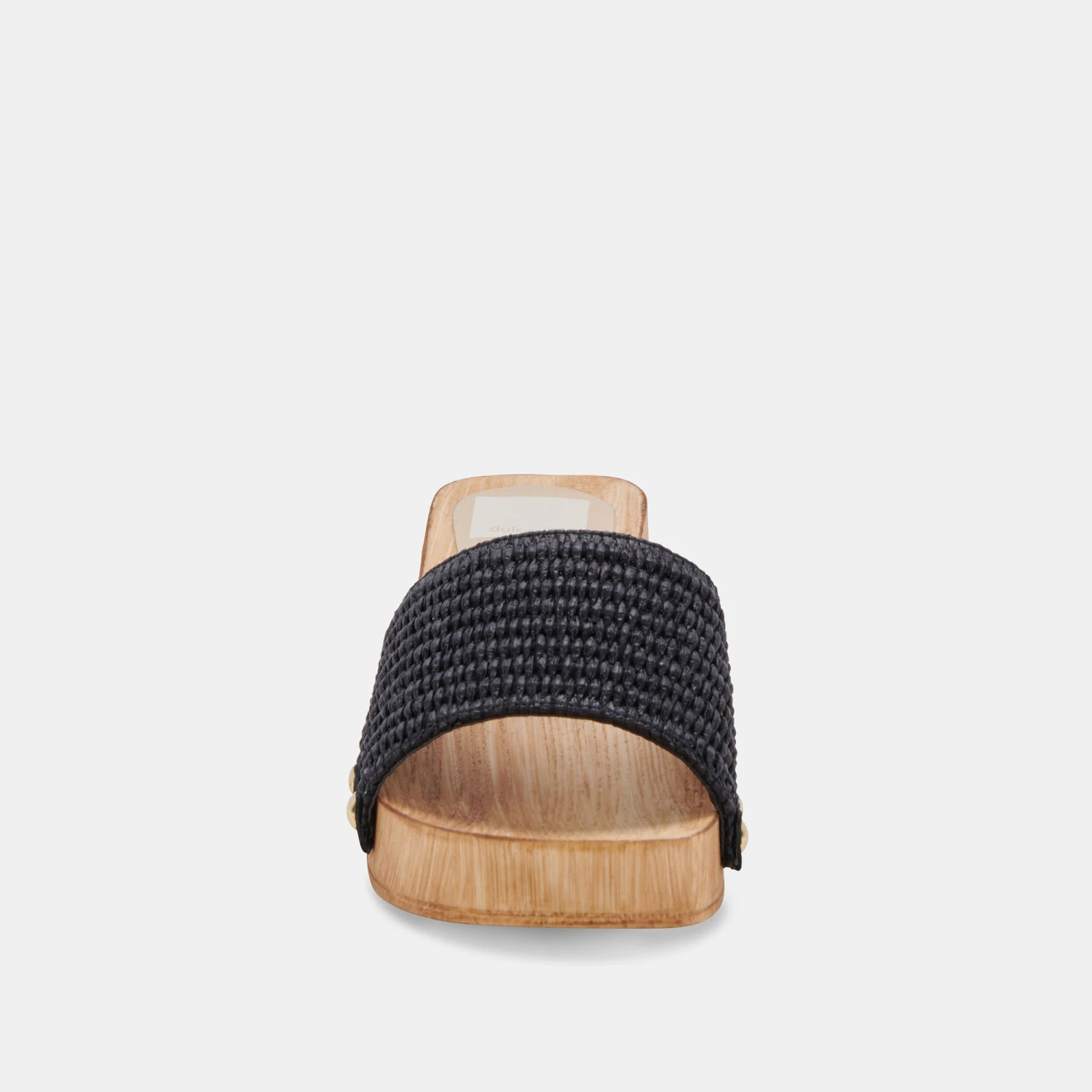 OAKLEY HEELS BLACK RAFFIA - Image 7