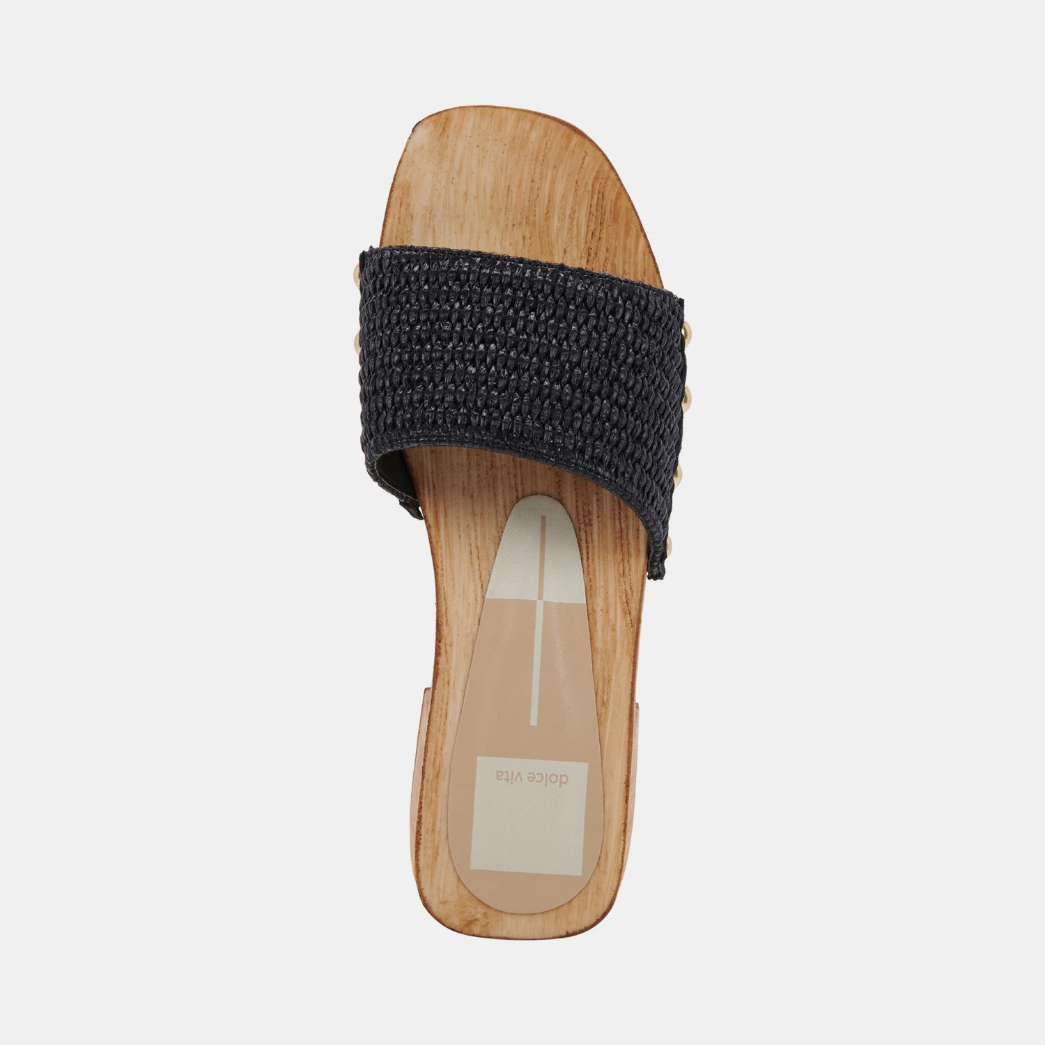 OAKLEY HEELS BLACK RAFFIA - Image 9