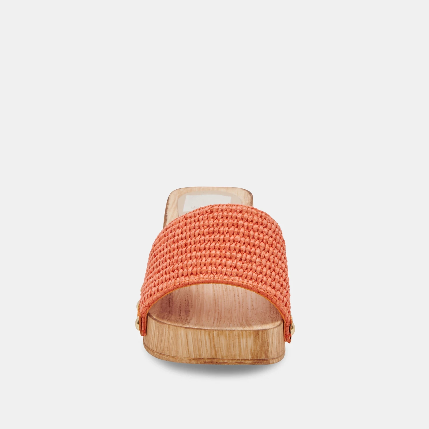 OAKLEY HEELS ORANGE RAFFIA - Image 6