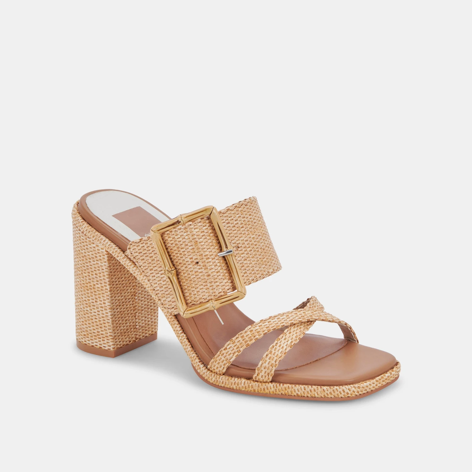 ONNIE HEELS WARM NATURAL RAFFIA - Image 3